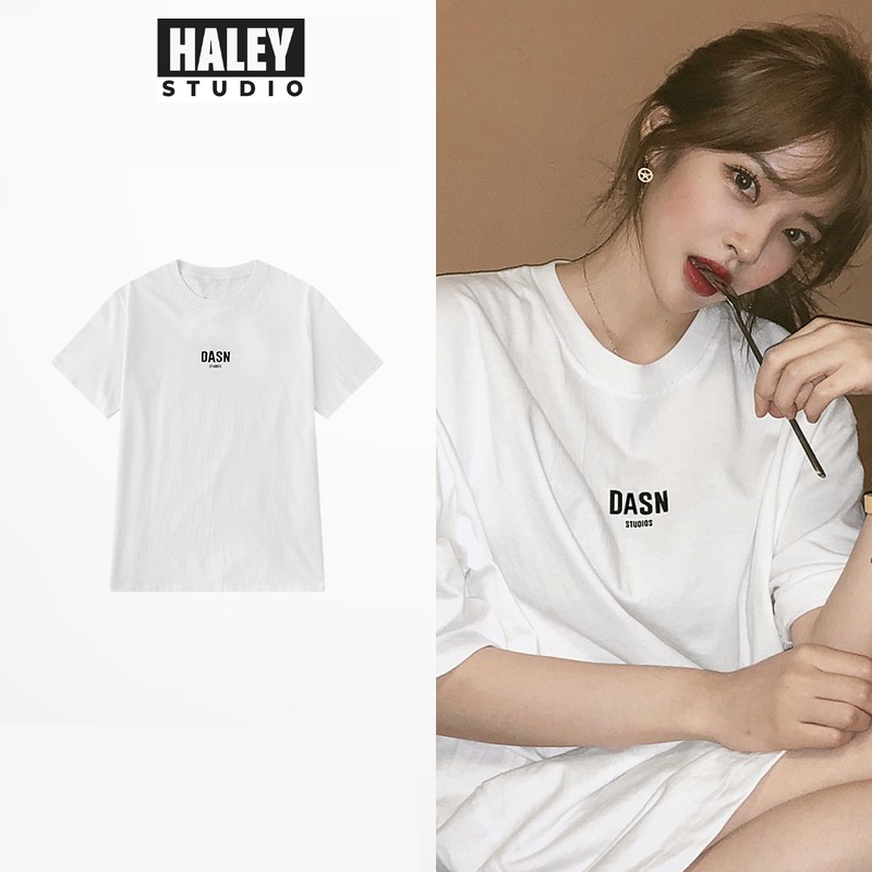 [Mã FAMARAL1 giảm 10K đơn 50K] Áo Thun Unisex Tay Lỡ Form Rộng Nam Nữ DASN vải cotton phong cách Hàn Quốc Ulzzang (V141)
