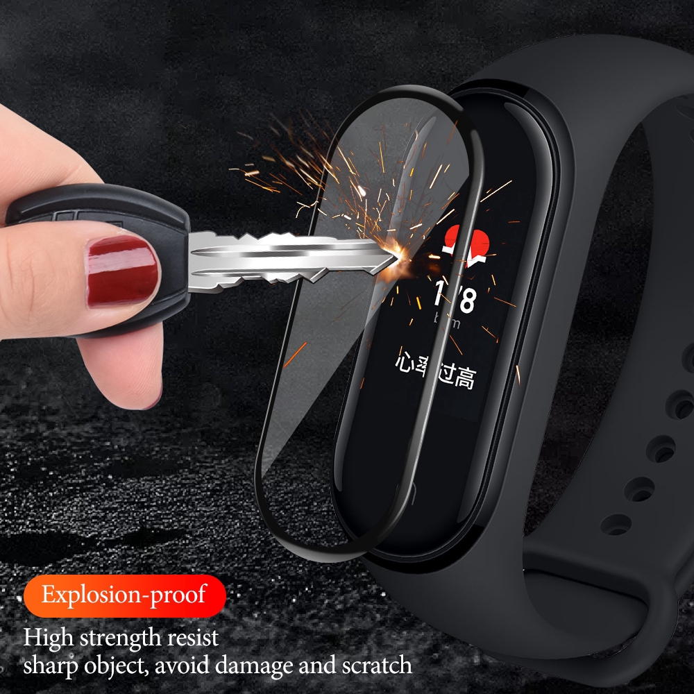 Kính cường lực 3D bảo vệ màn hình cho Xiaomi Mi Band 4