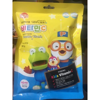 Kẹo Vitamin C Porono Hàn Quốc gói 60g (1.2g*50)