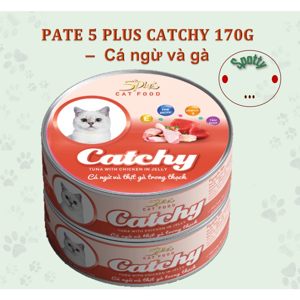 PATE MÈO CATCHY 400gr & 170gr | thức ăn cho mèo | pate mèo