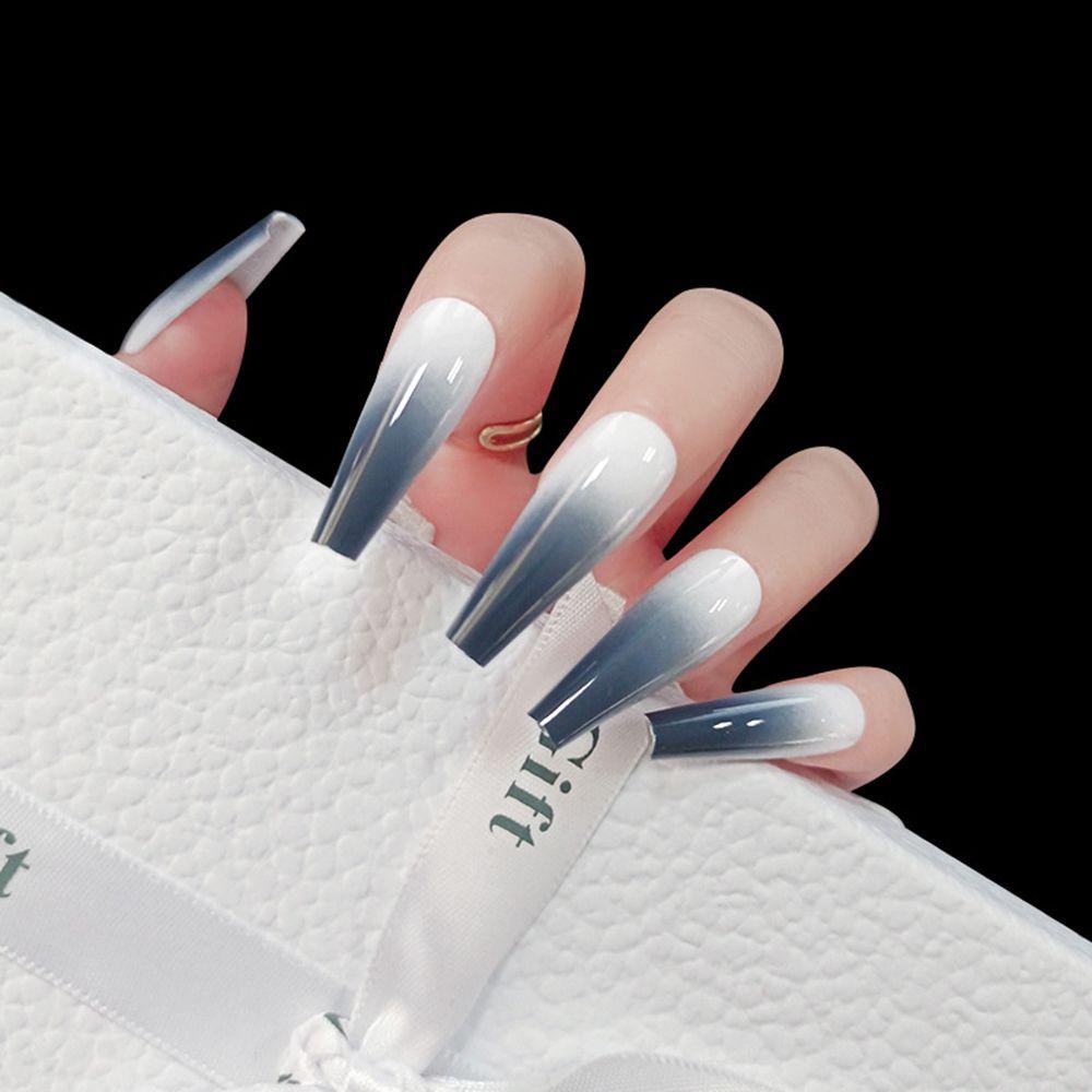 XIANTIN Bộ 24 Móng Tay Giả Có Thể Tháo Rời DIY Ốp