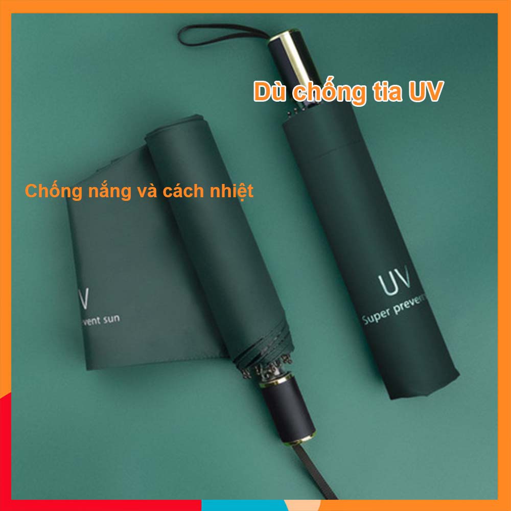 Ô dù che nắng mưa cầm tay colorfull (nhiều màu), chống tác hại tia UV tốt - 1301