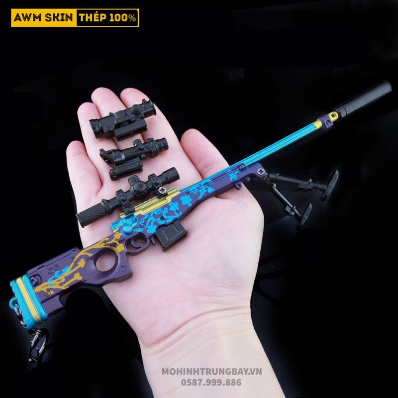 💥 MÔ HÌNH OP TẶNG SCOPE - MÓC KHOÁ PUBG💥