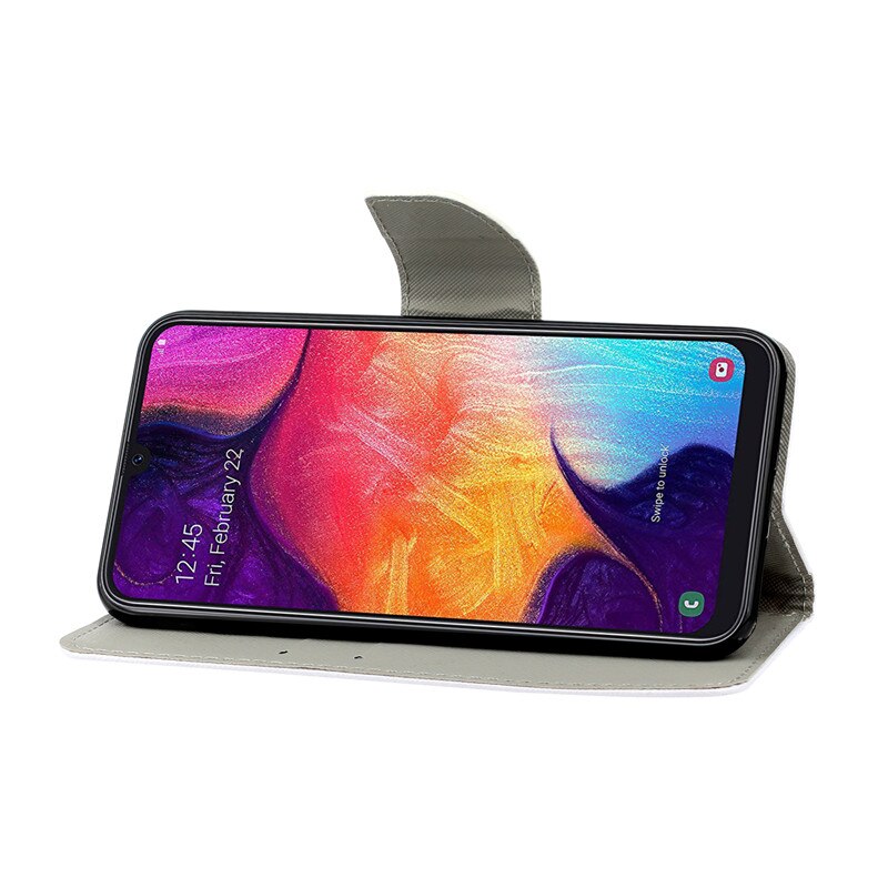 Case on For Samsung Galaxy M31 M31s M317F M315F M 31 S Leather Flip Stand Phone Cover Funda Cute Butterfly Unicorn Flower Capa