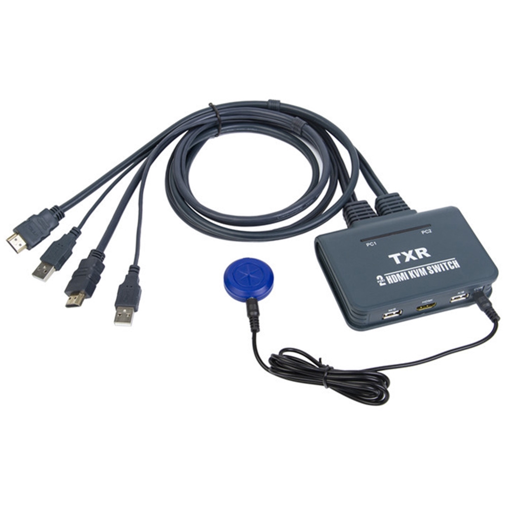 Thiết bị chuyển đổi HDMI 2 cổng USB KWM cho máy tính | BigBuy360 - bigbuy360.vn