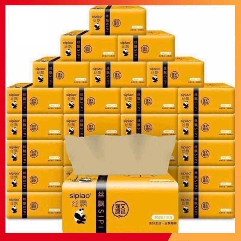 [ Dùng thử ] 1 gói giấy ăn Sipao chính hiệu siêu dai