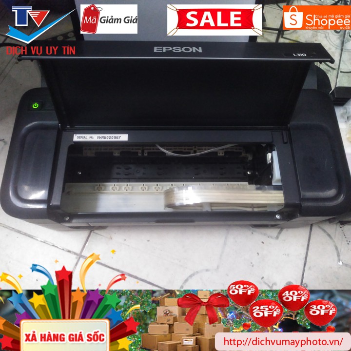 Máy in phun màu cũ Epson L310 L300 L110 L301 L120 L100 còn đẹp dẫn mực hãng chuẩn