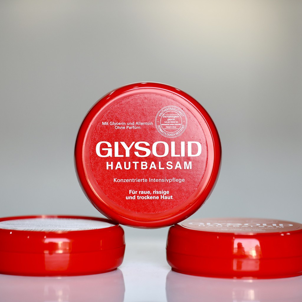 Kem dưỡng nẻ Glysolid Hautbalsam Đức cho da khô nứt nẻ bong tróc, á sừng, vảy nến 100ml - Nội địa Đức