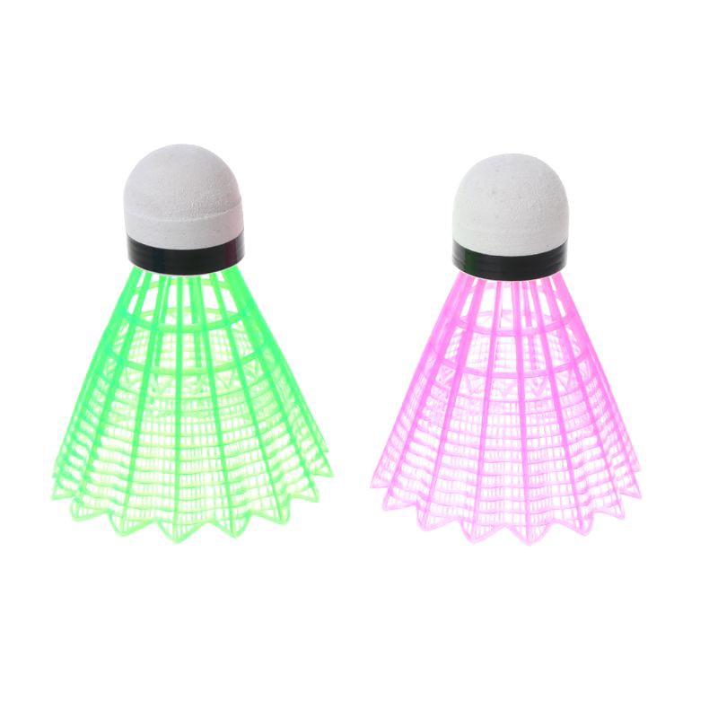 Lốc 4 cầu lông nhựa có đèn LED ạ quang
