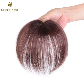 Tóc Giả Ngắn Thẳng Che Phủ Tóc Thưa Cho Nam Giới
