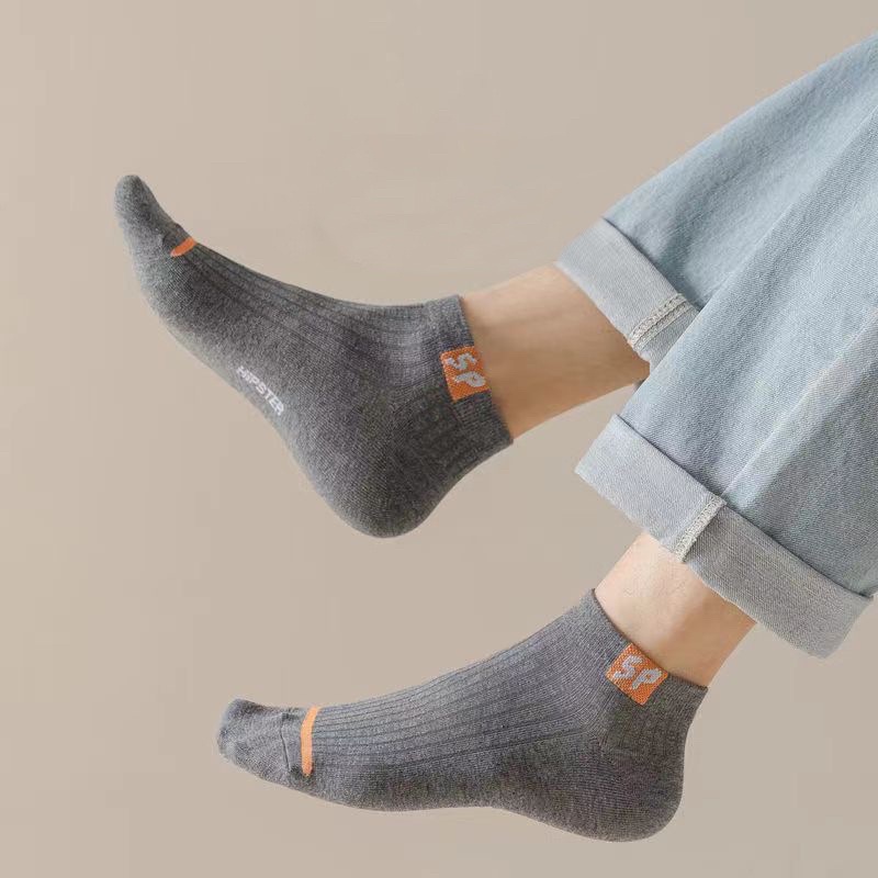 [Tonashoe] Tất Cổ Ngắn Unisex Cotton Họa Tiết SP