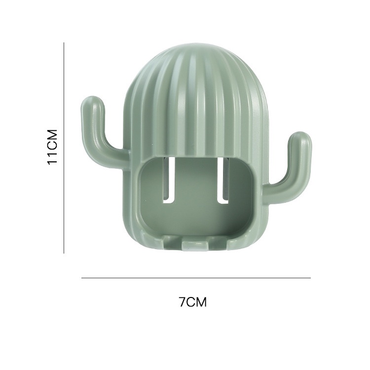 Giá Đỡ Bàn Chải Đánh Răng / Dao Cạo Râu Hai Lỗ Đa Năng Dành Cho Phòng Tắm