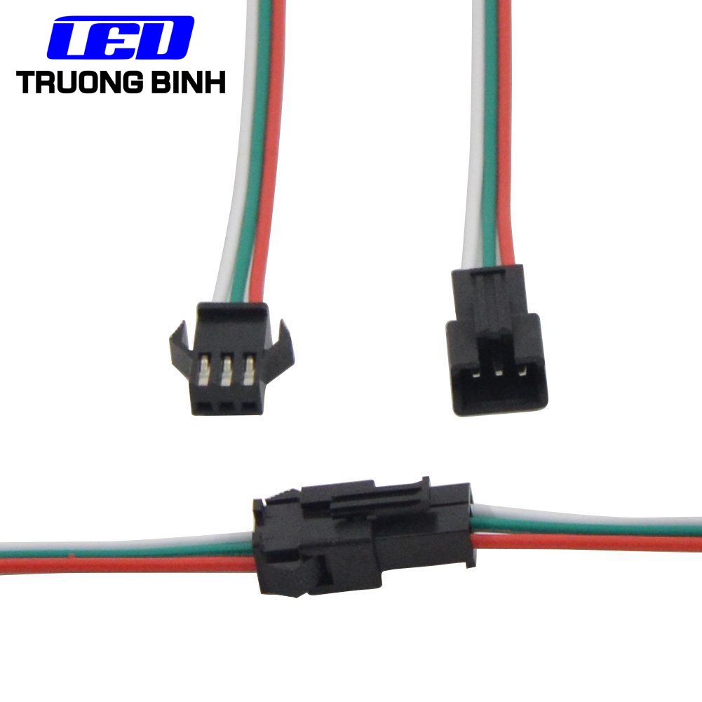 ĐẦU NỐI 3 PIN ĐỰC CÁI SM3PIN CHO LED FULL MÀU WS2811 WS2812 UCS1903 WS2815