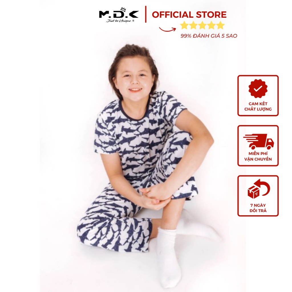 Bộ Pyjama Bé Trai M.D.K Dinosaur Homewear - dễ thương, đáng yêu