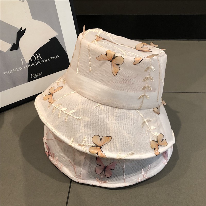 Nón Tai Bèo Che Nắng Phối Lưới Thoáng Khí Thời Trang Mùa Hè Phong Cách Hàn Quốc Cho Nữ