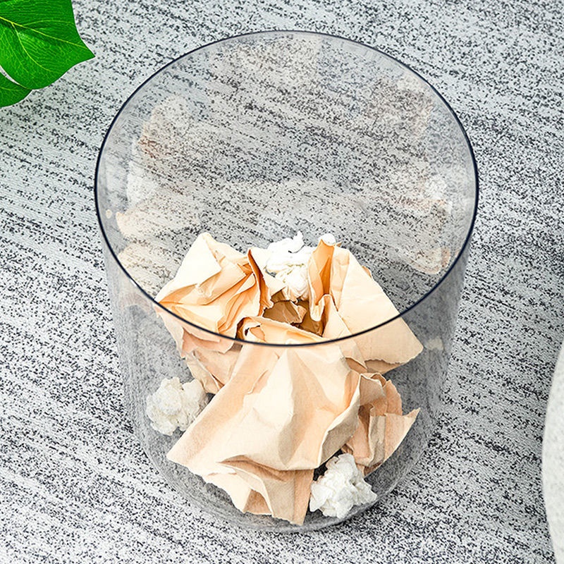 Thùng Rác Trong Suốt Sức Chứa Lớn Không Có Nắp Tiện Dụng Cho Phòng Khách / Phòng Ngủ