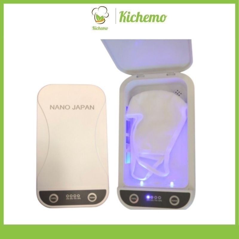 Máy Khử Trùng Khử khuẩn Tiệt Trùng UV NANO JAPAN Khử Trùng Nail Điện Thoại Khẩu Trang - Kichemo MKT1