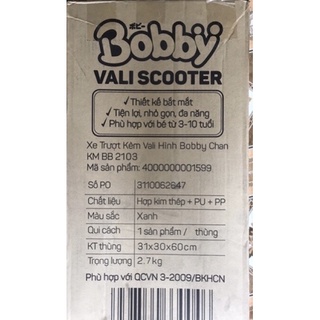 vali scooter 2in1 cho bé(hàng km tả Bobby)