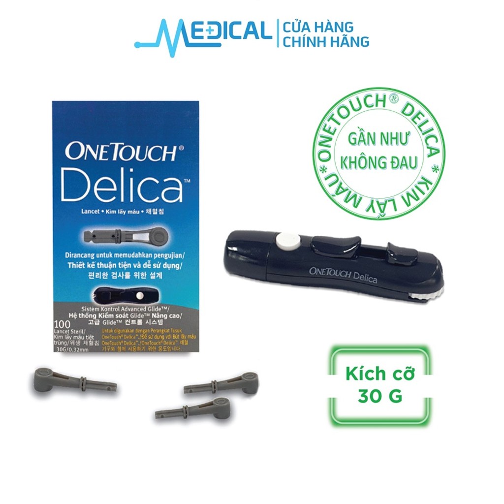 Bộ máy đo đường huyết ONETOUCH Ultra Plus Flex bảo hành trọn đời chính hãng - MEDICAL