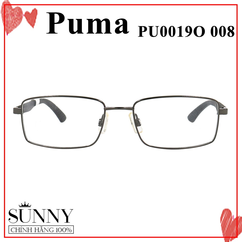 Gọng kính nam nữ chính hãng Puma PU0019O 008 màu sắc thời trang, thiết kế dễ đeo bảo vệ mắt