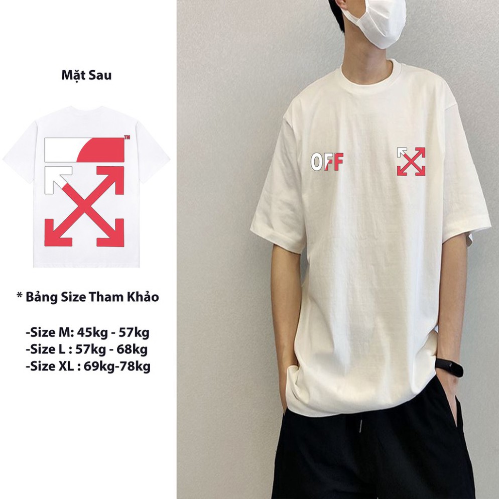 [ ẢNH THẬT + ĐỦ SIZE ] ÁO THUN, ÁO PHÔNG TAY LỠ UNISEX FORM RỘNG OVERSIZE OFF WHITE FREESHIP M01