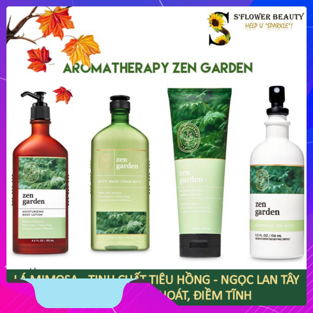 🌸Hoangngoctu 🌸 ✨SPA✨| Kem Dưỡng Thể Thư Giãn Bath & Body Works Aromatherapy - Sunrise Yoga | Hot Springs Spa | Zen Gar