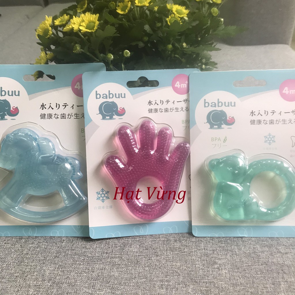 Gặm nướu lạnh Babuu Nhật Bản cho bé giúp giảm đau ngứa lợi