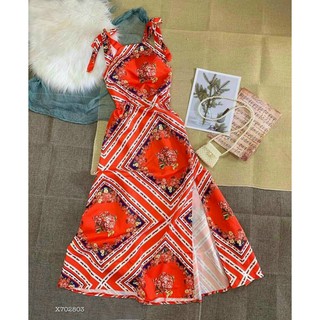ĐẦM MAXI THỔ CẨM CỔ YẾM