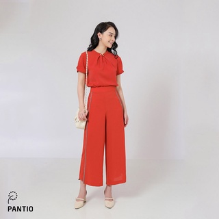 Quần lửng chất liệu lụa sọc dáng suông BQL3316 - PANTIO