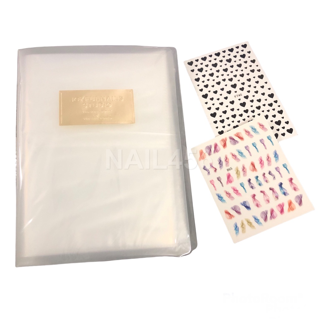 Sổ đựng sticker trong suốt đựng được 80 tấm