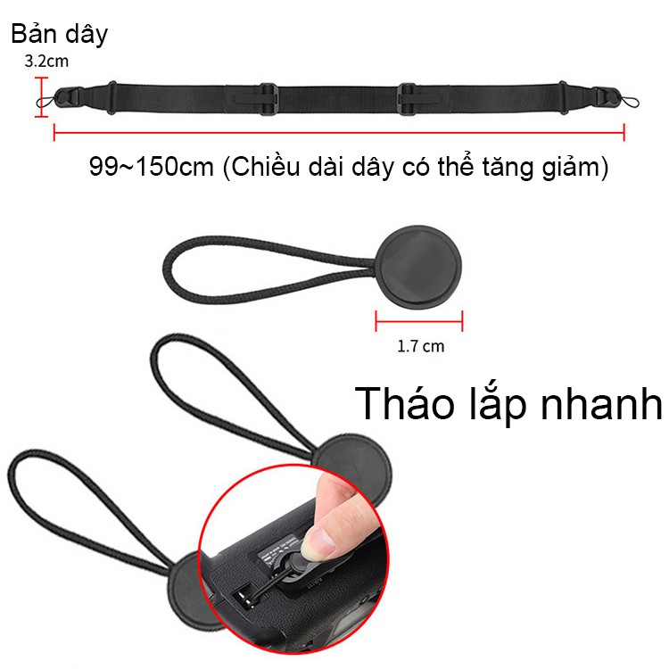 Dây máy ảnh thao tác nhanh Quick Release Xiu Jian