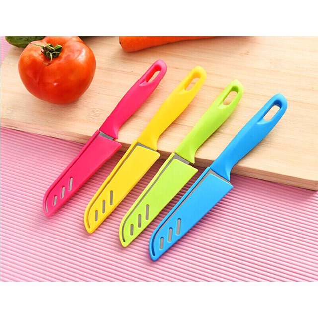 Combo 5 dao gọt hoa quả có nắp an toàn.