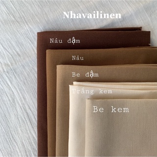 Vải Linen bột dày - Nhà Vải Linen