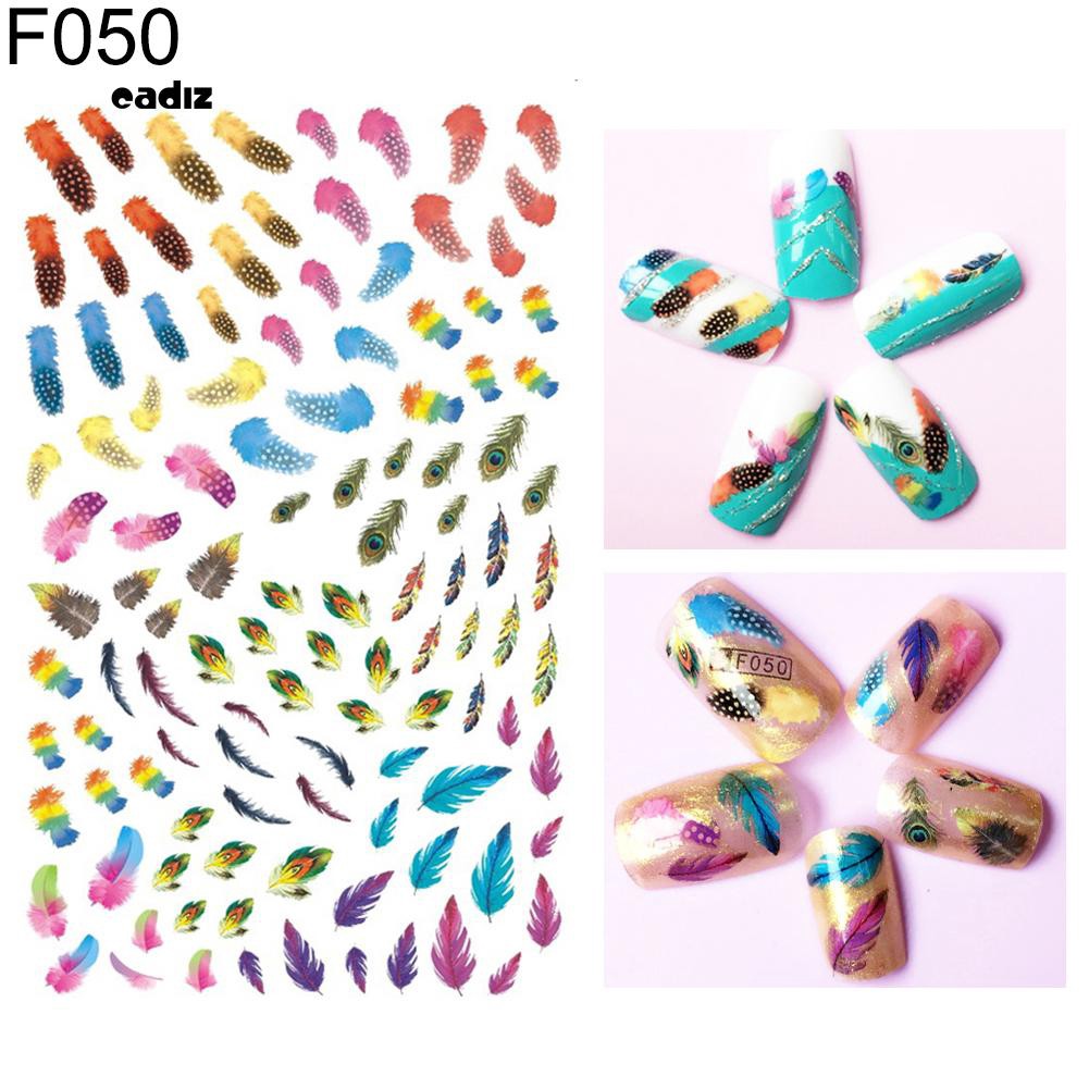 Tấm sticker dán trang trí móng tay xinh xắn