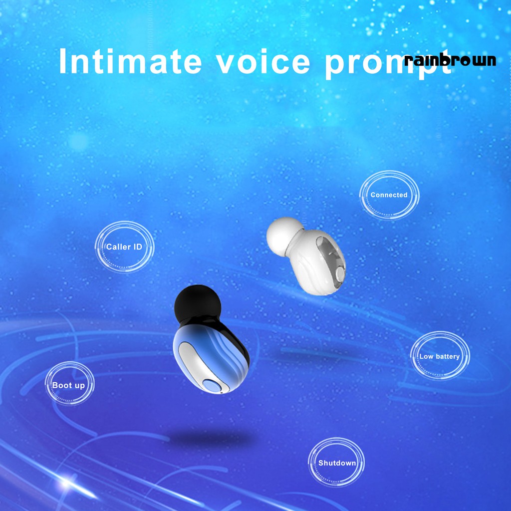 Set 1 Tai Nghe Bluetooth 5.0 S9 Mini Có Micro Tiện Dụng Kèm Phụ Kiện