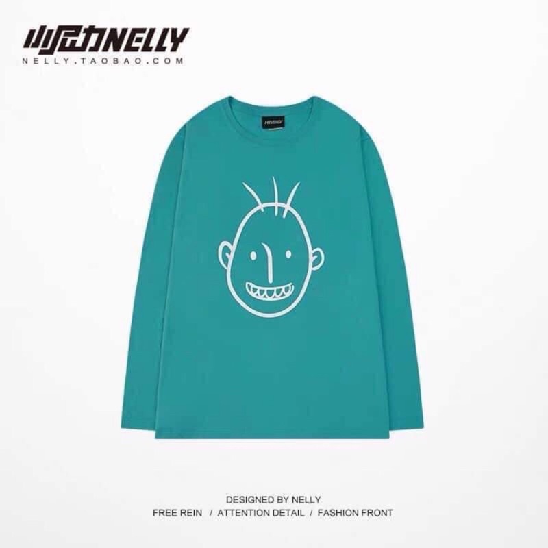 Áo pull, hoodie nhẹ Nelly nhiều hoạ tiết và màu phong cách unisex Aimee closet | BigBuy360 - bigbuy360.vn