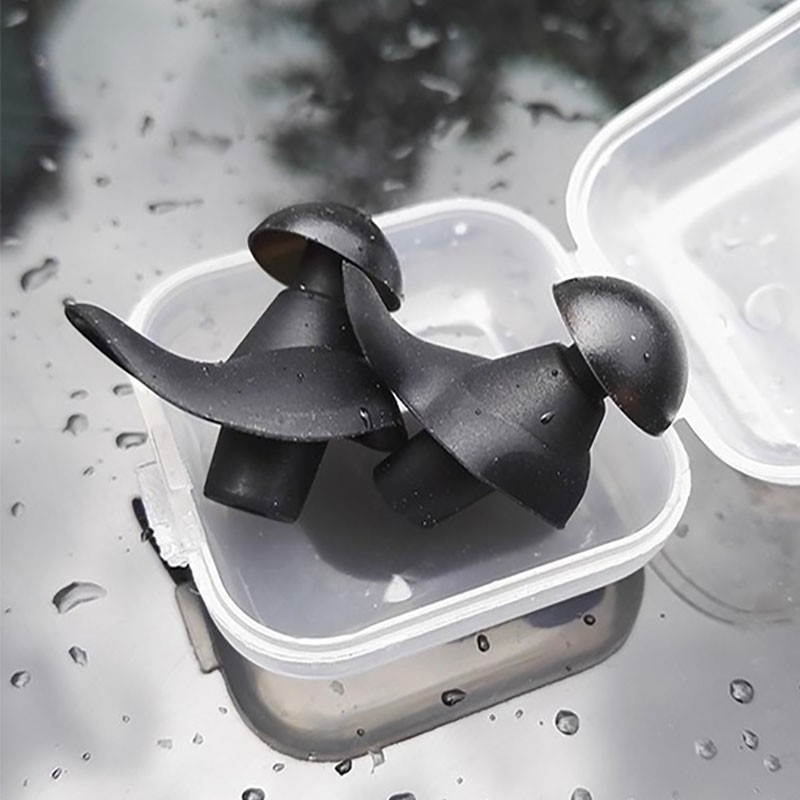 1 Cặp Nút Bịt Tai Khi Bơi Lội Chống Thấm Nước Bằng Silicone Cho Trẻ Em Và Người Lớn HYJP20312