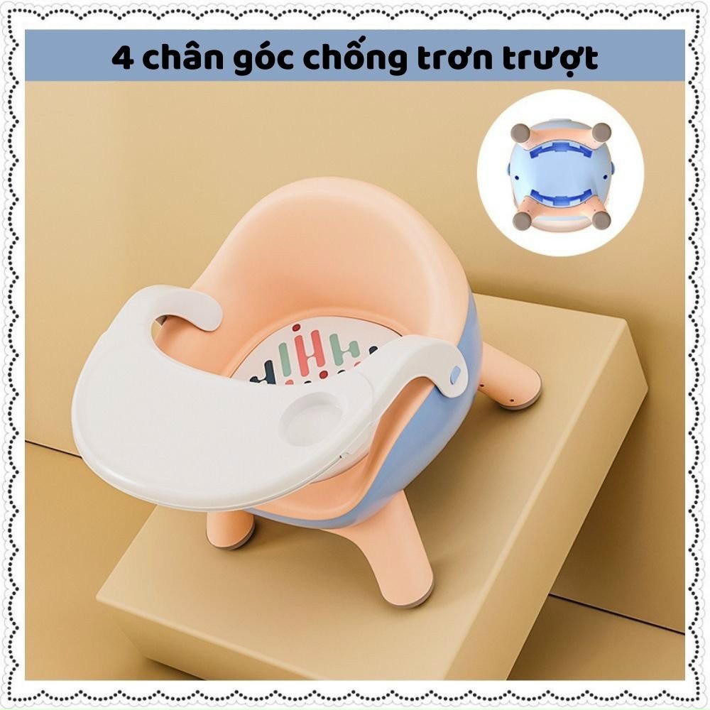 Ghế ăn dặm  hình trứng đa năng  an toàn cho bé