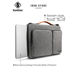 TÚI ĐEO TOMTOC (USA) 360* SHOULDER BAGS MACBOOK – A42