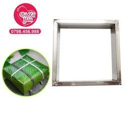 Khuôn làm bánh chưng inox 16x16cm - BX2915
