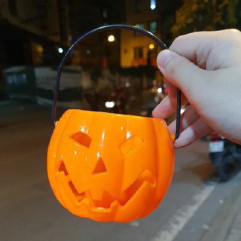 Giỏ bí ngô đựng kẹo HALOWEEN có 3 size