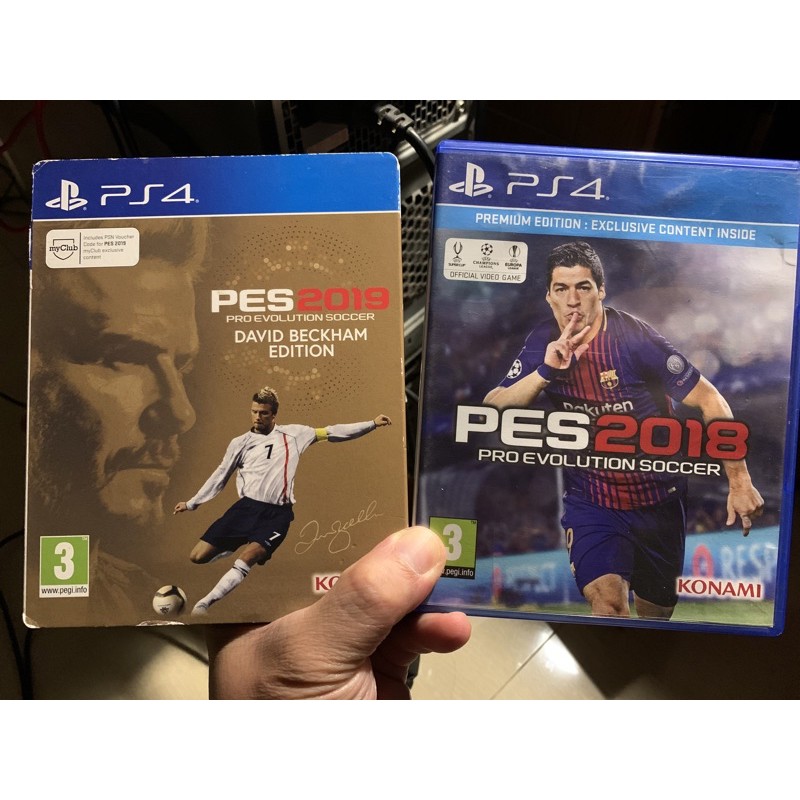 Trò chơi PS4: PES2019 Beckham Edition & PES2018