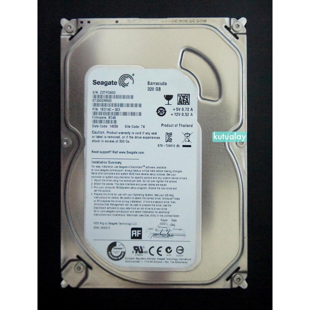 Ổ Cứng Trong 320gb Sata 100% Sentinel 3.5 320 Gb Hdd Sale 69999