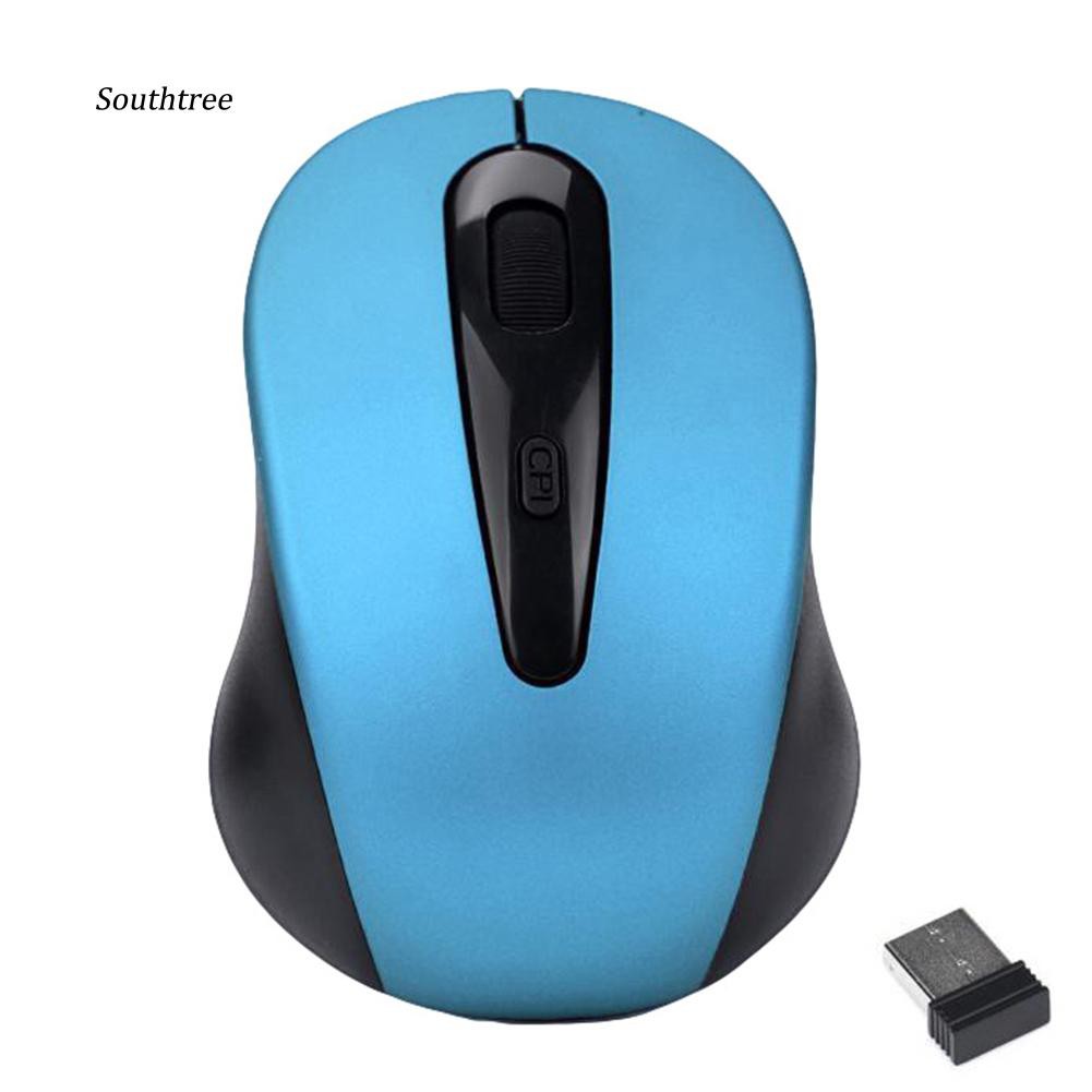 LYY_Home Office 3 Keys 1600DPI 2.4GHz Wireless Mouse USB Receiver for PC Laptop