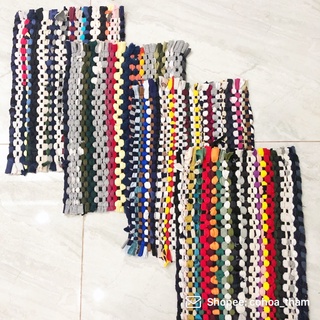 Thảm lau chân nỉ đan handmade siêu thấm hút mềm mại