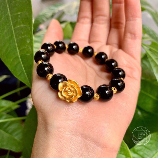 Charm Bông Hồng cao cấp Mic vòng handmade