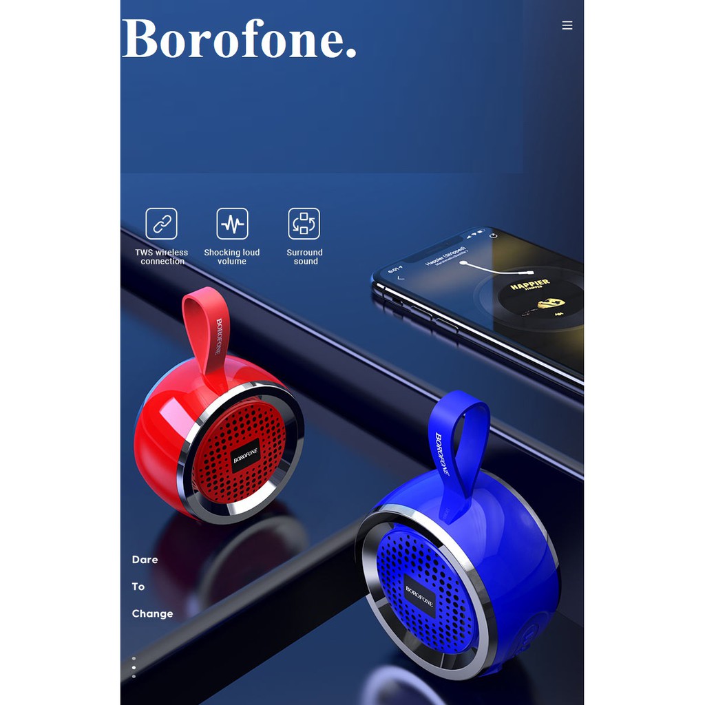 Loa Bluetooth mini Borofone BR2 âm thanh cực hay