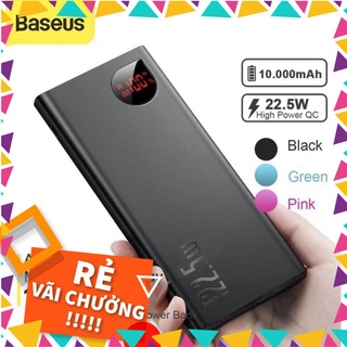 Sạc dự phòng Baseus Adaman Metal Digital Display Quick Charge, sạc nhanh 22.5W BH 12 tháng