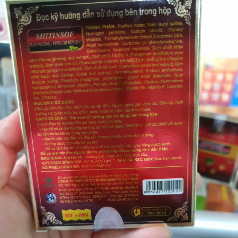 Hán phương linh chi đen tóc Shitinsof | BigBuy360 - bigbuy360.vn
