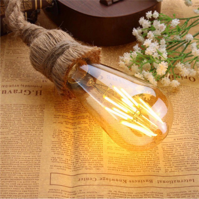 Bóng đèn Led giả sợi đốt Vintage Edison ST64 - Bóng trang trí